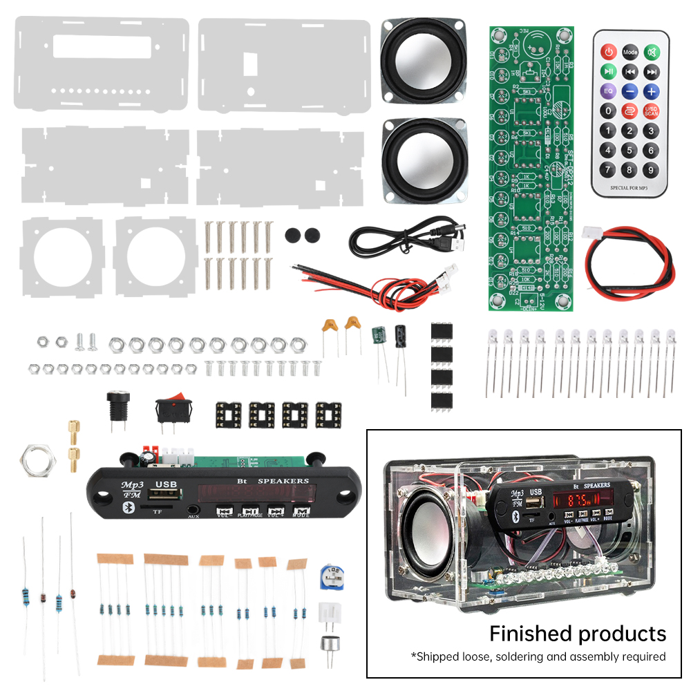Diy Electronics Kits For Kids - JQ-D017BT kit eletrônico de rádio bluetooth