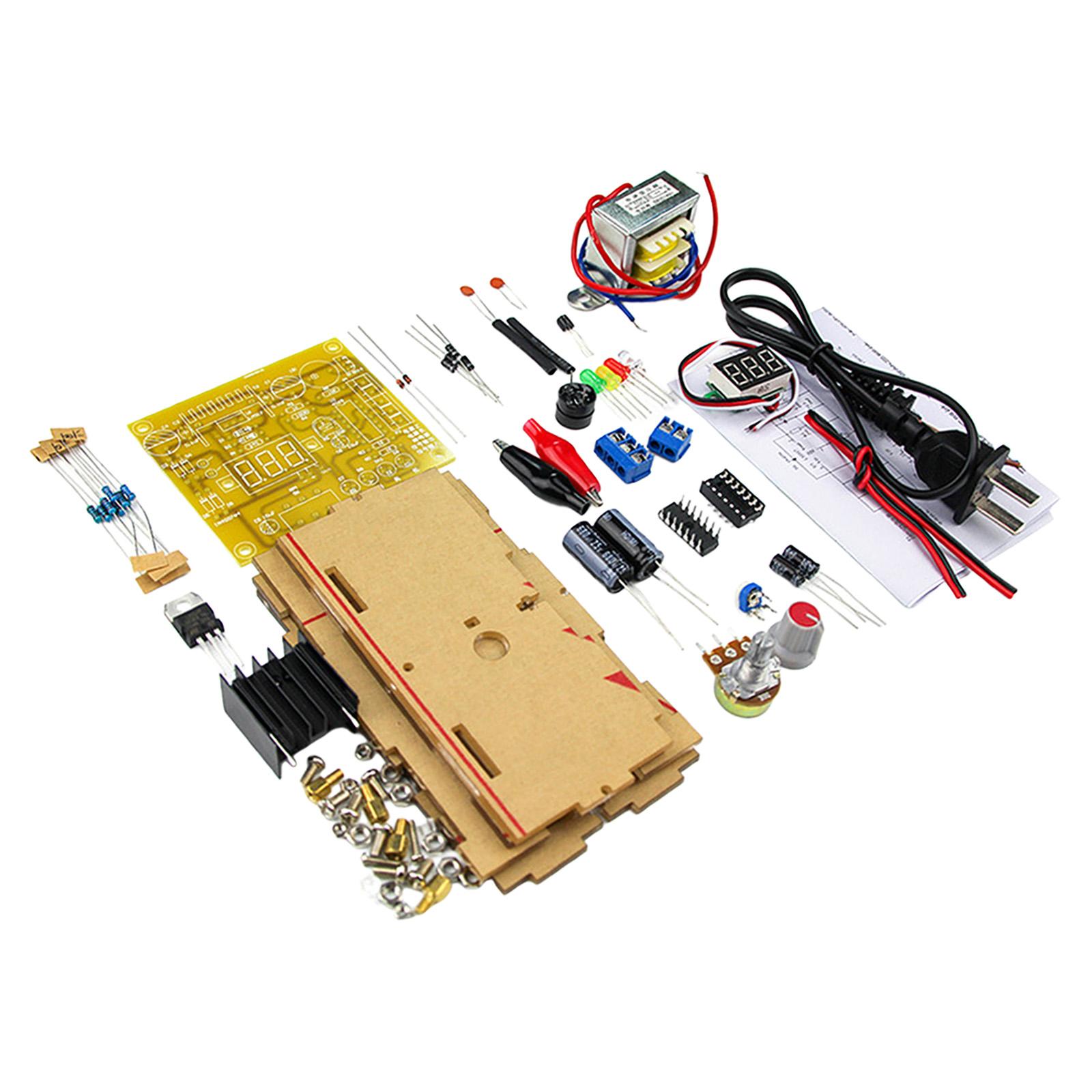 Diy Electronics Workshop - Placa de Fonte de Alimentação Ajustável