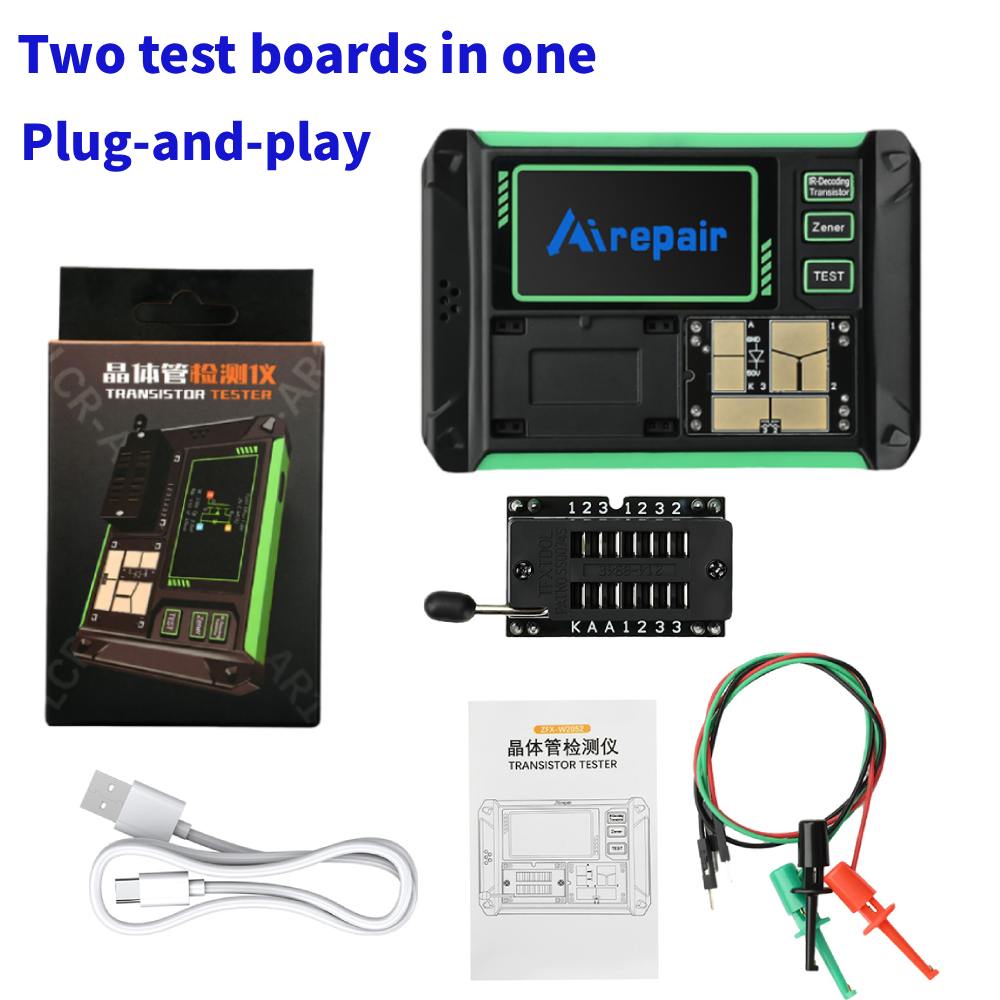 Diy Home Electronics Lab - Testador Multifuncional de Transistores LCR-AR1, Medidor