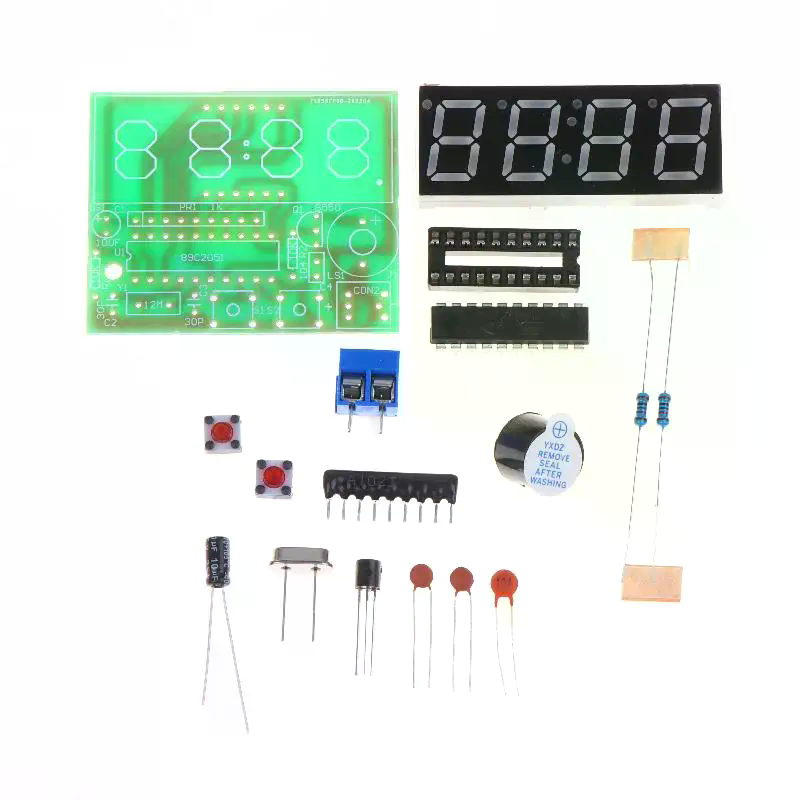 Diy Electronics Workshop - Kit de Relógio Digital LED DIY