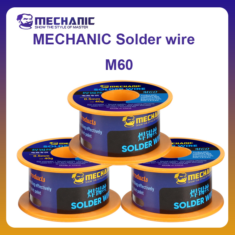 Diy Electronics Flux - Fio de Solda Oficial MECHINC M60
