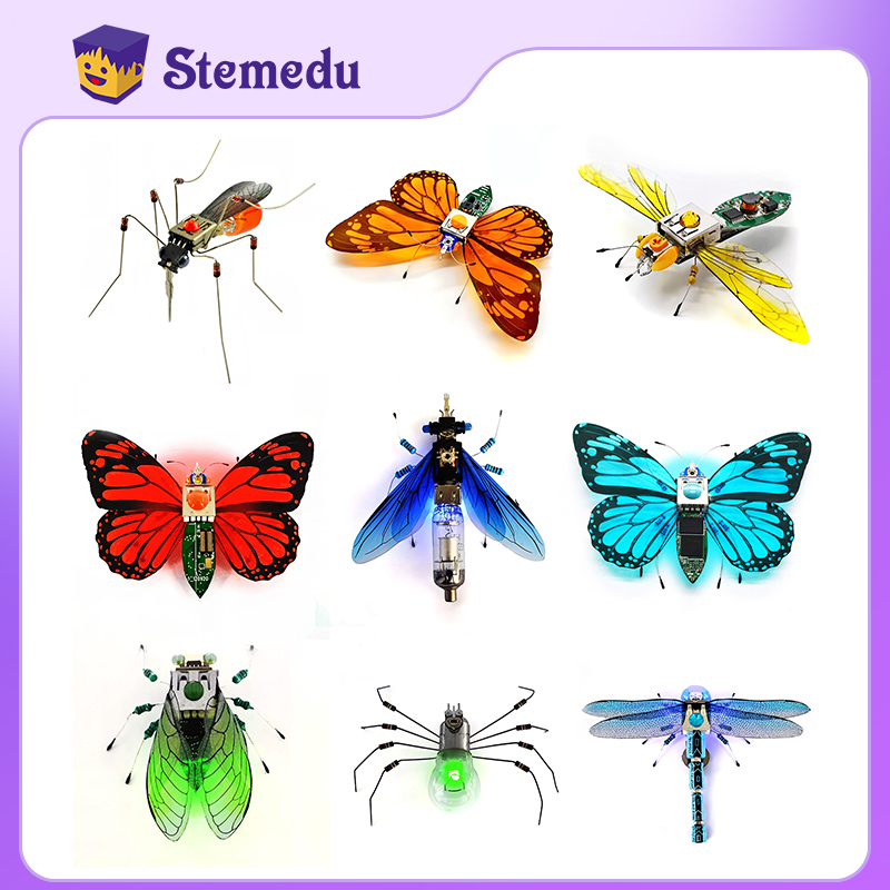 Diy Electronics Kits For Kids - Vaporizador diy brinquedos robô inseto ciência