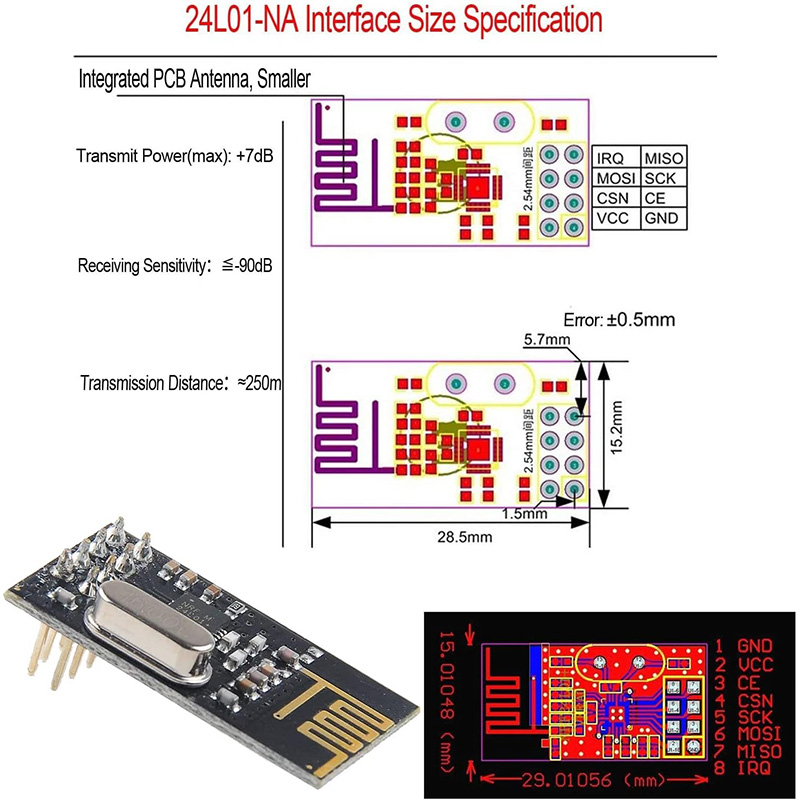 Módulo de transmissão de dados - Nrf24L01 Module Wireless avaliação e preço