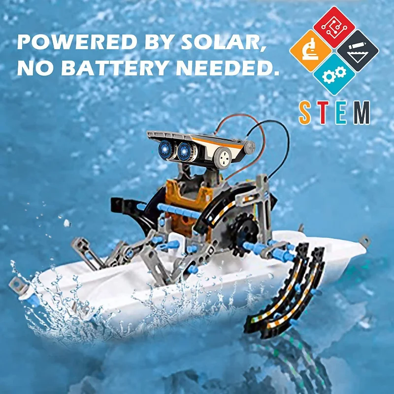 Kit robô movido a energia sola - Diy Robot Electronics Kit avaliação e preço