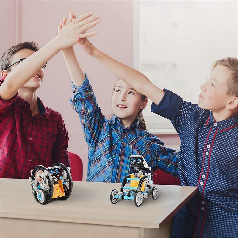 Kit robô movido a energia sola - Diy Robot Electronics Kit avaliação e preço