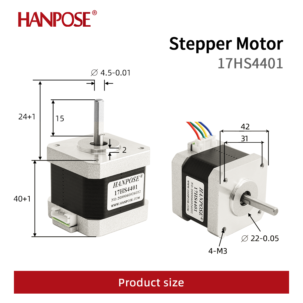 Motor de Passo HANPOSE Nema17, - Stepper Motor 28Byj avaliação e preço