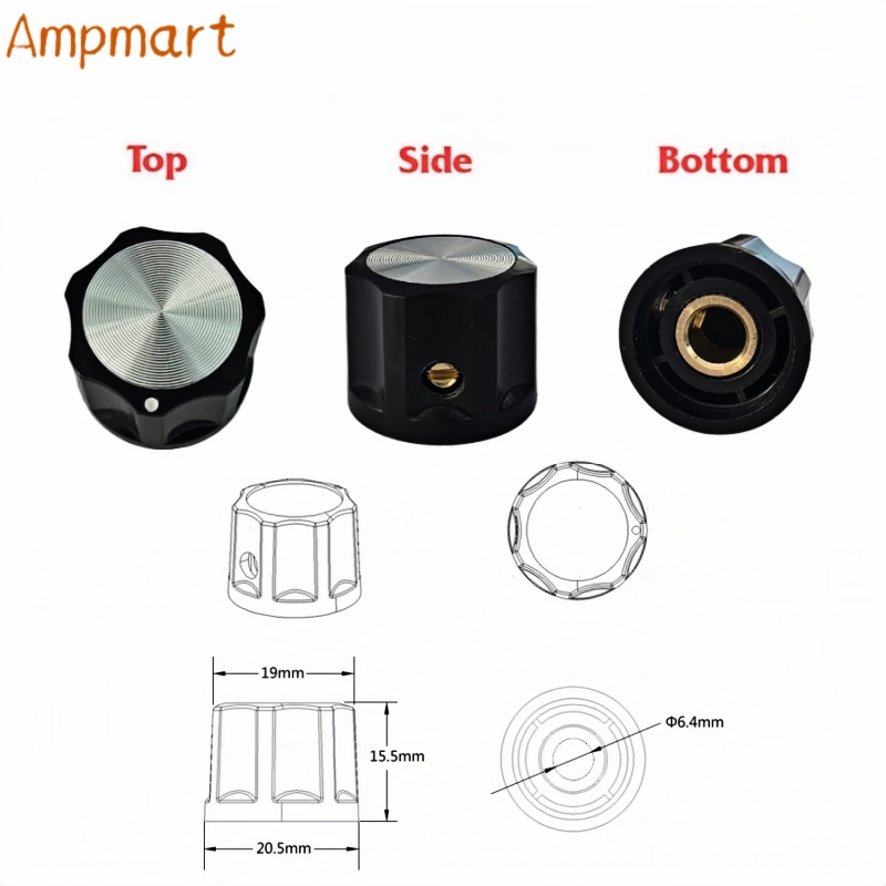 Botão de Controle de Áudio Amp - Diy Guitar Electronics Kit avaliação e preço
