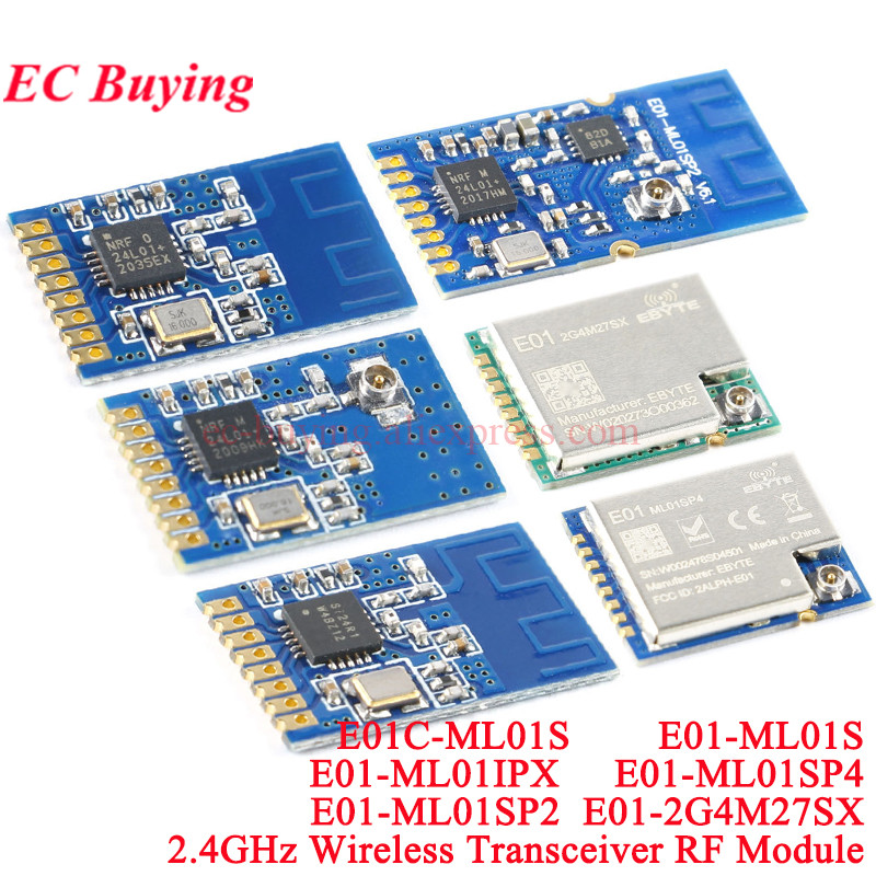 10 peças/1 peça E01-2G4M27SX m - Nrf24L01 Module Wireless avaliação e preço