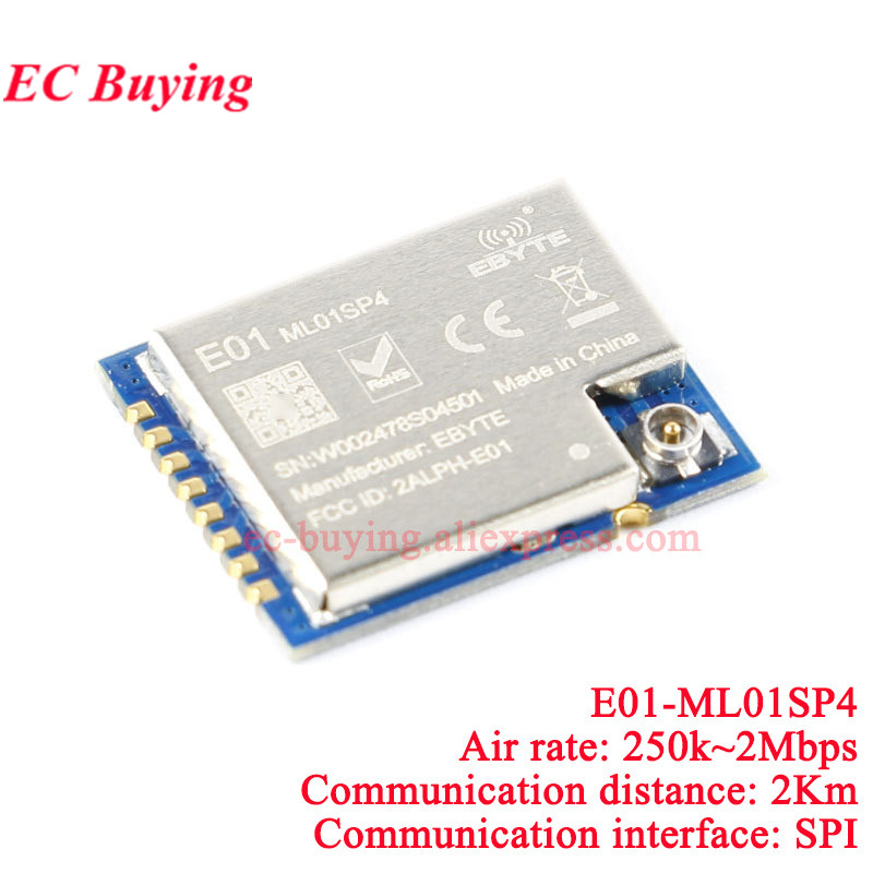 10 peças/1 peça E01-2G4M27SX m - Nrf24L01 Module Wireless avaliação e preço