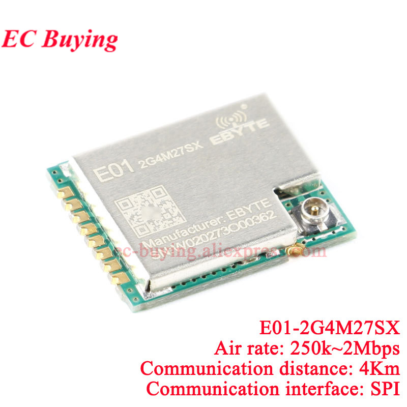 10 peças/1 peça E01-2G4M27SX m - Nrf24L01 Module Wireless avaliação e preço