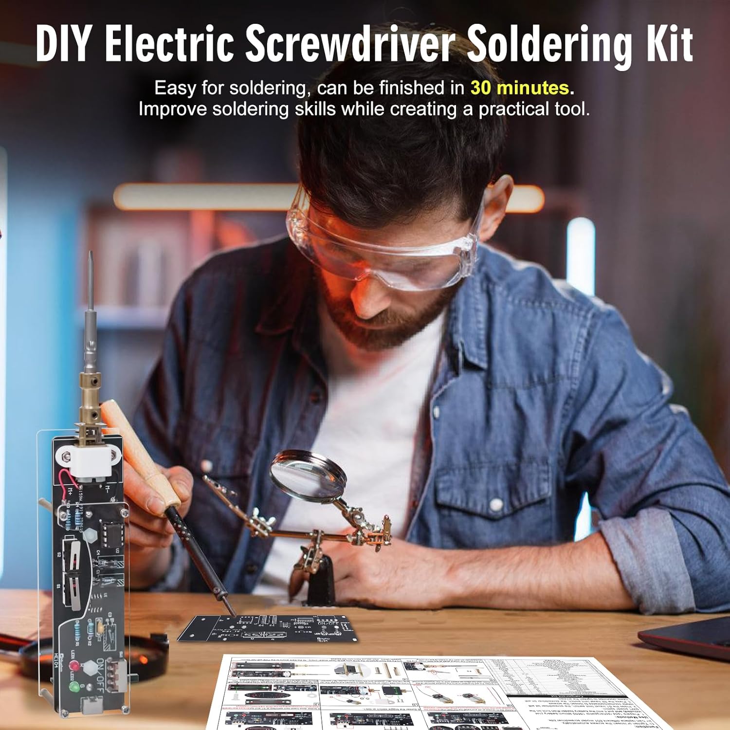 Kit de projeto de solda de cha - Diy Home Electronics Lab avaliação e preço