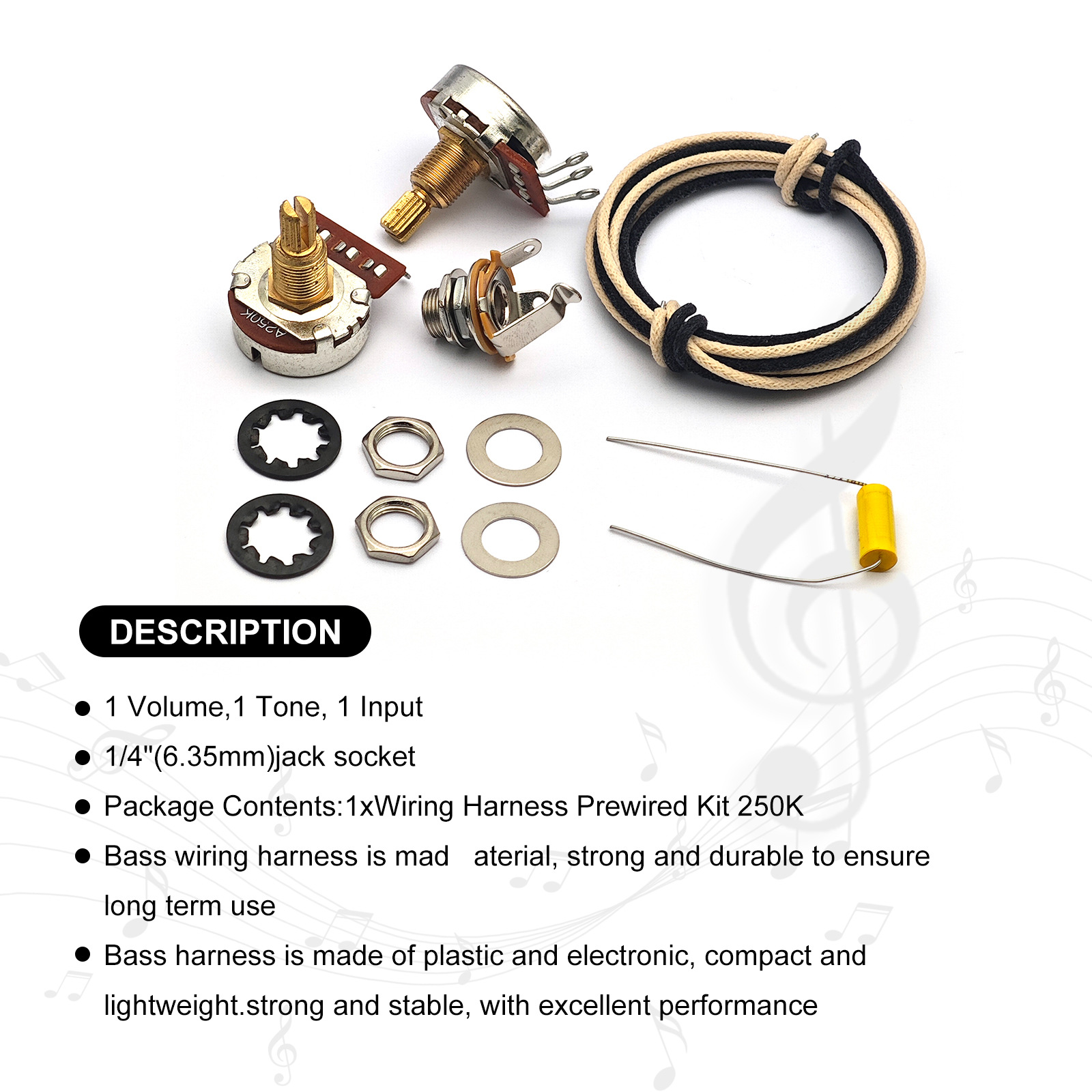 Kit de Eletrônica DIY para Bai - Diy Guitar Electronics Kit avaliação e preço