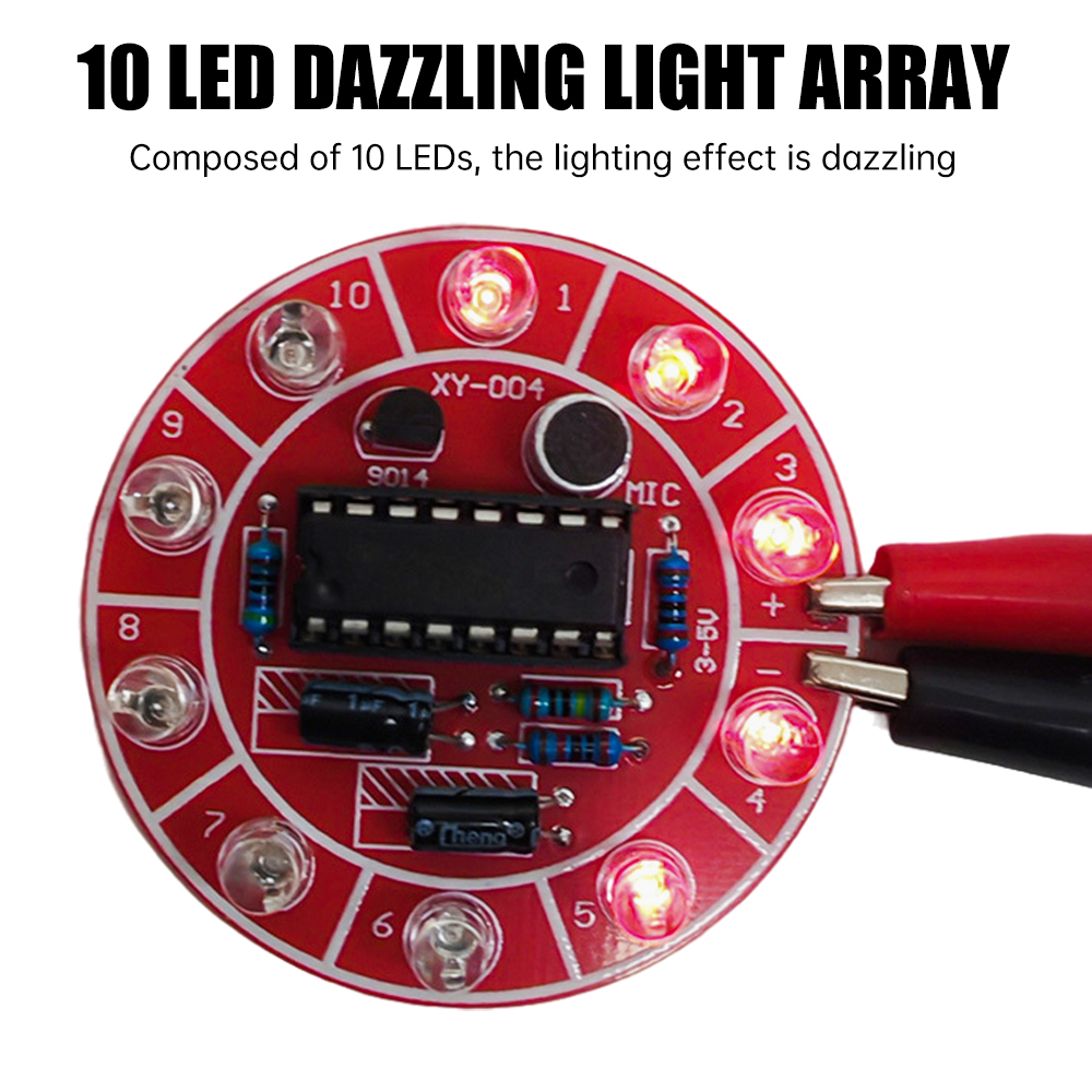 Luzes LED Rotativas Controlada - Diy Electronics Kits For Kids avaliação e preço