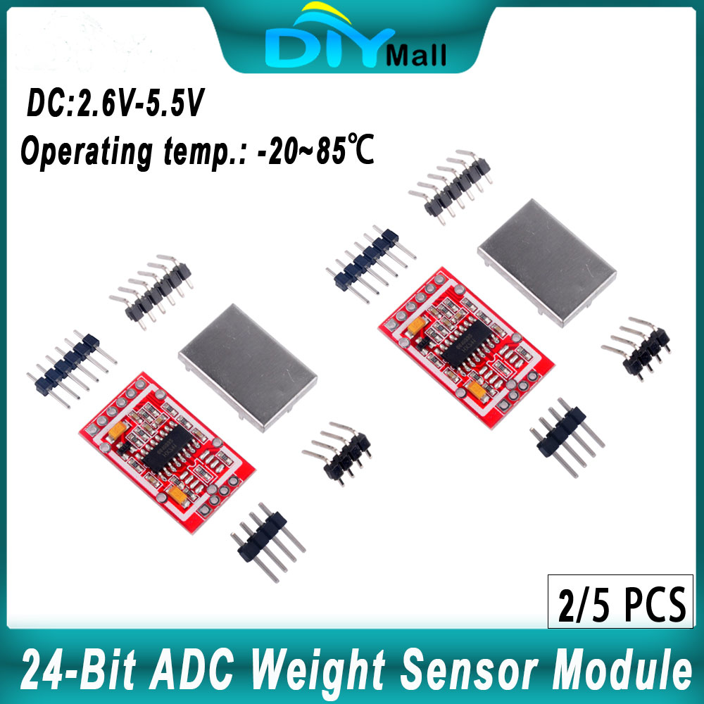 2/5 pces hx711 módulo sensor d - Diy Electronics Load Cell avaliação e preço